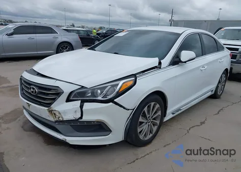 2017 Hyundai Sonata Sport из США, поврежденный, VIN 5NPE34AF8HH510506